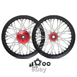 Roues Jantes Avant Arrière 12x2.15 Rayons Moyeu Rouge Pour BETA Explorer Pour Apollo RFN