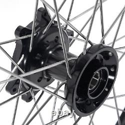Roues à rayons 21&18 pour les roues avant et arrière avec moyeux pour le Sur-Ron Ultra Bee 2023 Vélo Électrique.