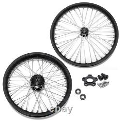 Roues à rayons avant et arrière 21+19, jante, moyeu, flasque pour Beta Explorer pour Apollo RFN