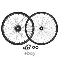 Roues à rayons avant et arrière 21+19, jante, moyeu, flasque pour Beta Explorer pour Apollo RFN