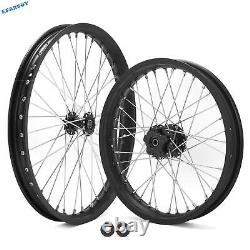 Roues à rayons avant et arrière 21x1.6 & 18x2.15 avec jantes et moyeux pour vélo électrique Talaria Sting