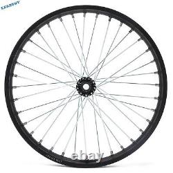 Roues à rayons avant et arrière 21x1.6 & 18x2.15 avec jantes et moyeux pour vélo électrique Talaria Sting