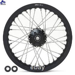 Roues à rayons avant et arrière de 14x2.15 pouces avec jantes et moyeux pour Vélo électrique tout-terrain Talaria Sting