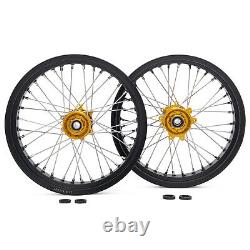 Roues à rayons avant et arrière de 17x3.5 et 17x4.25 avec moyeux de jante pour vélo électrique SUR-RON Ultra Bee