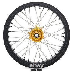 Roues à rayons avant et arrière de 17x3.5 et 17x4.25 avec moyeux de jante pour vélo électrique SUR-RON Ultra Bee