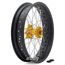 Roues à rayons avant et arrière de 17x3.5 et 17x4.25 avec moyeux de jante pour vélo électrique SUR-RON Ultra Bee