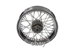 Roues à rayons avant ou arrière de 16 pouces x 4,00 pouces compatibles avec Harley Davidson