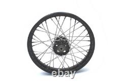 Roues à rayons avant ou arrière de 18 pouces x 2,15 pouces compatibles avec Harley Davidson