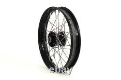 Roues à rayons avant ou arrière de 18 pouces x 2,15 pouces compatibles avec Harley Davidson