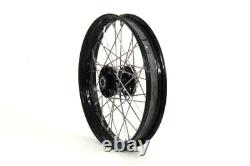 Roues à rayons avant ou arrière de 18 pouces x 2,15 pouces compatibles avec Harley Davidson