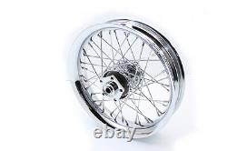 Roues à rayons de 16 pouces x 3,00 pouces avant ou arrière compatibles avec Harley Davidson