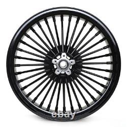 Roues à rayons épais 21x3.5 18x5.5 pour Harley Dyna FXDWG 2006-2017 Wide Glide