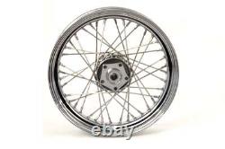 Roues à rayons répliques avant ou arrière de 16 pouces x 3,50 pouces compatibles avec Harley Davidson