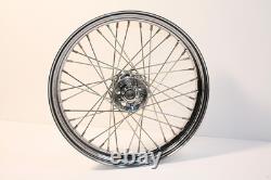 Roues à rayons répliques avant ou arrière de 19 pouces x 2,50 pouces compatibles avec Harley Davidson