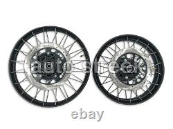 Roues à rayons tubeless noires avant et arrière Genuine Royal Enfield Himalayan 450