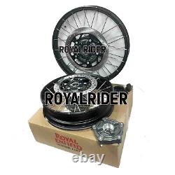 Roues à rayons tubeless noires avant et arrière adaptées pour Royal Enfield Himalayan 450