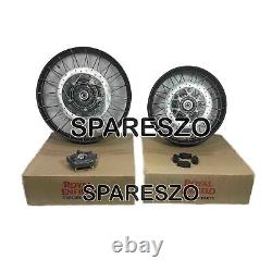 Roues à rayons tubeless noires avant et arrière adaptées pour Royal Enfield Himalayan 450