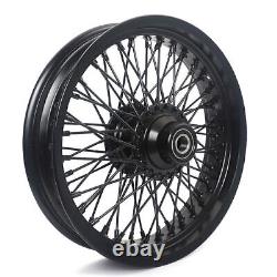 Roues avant arrière 16x3,5 72 rayons jantes pour Harley Softail Heritage Classic FLSTF