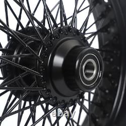 Roues avant arrière 16x3,5 72 rayons jantes pour Harley Softail Heritage Classic FLSTF