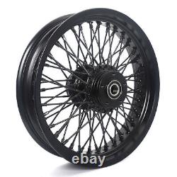 Roues avant arrière 16x3,5 72 rayons jantes pour Harley Softail Heritage Classic FLSTF