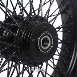 Roues avant arrière 16x3,5 72 rayons jantes pour Harley Softail Heritage Classic FLSTF