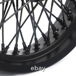 Roues avant arrière 16x3,5 72 rayons jantes pour Harley Softail Heritage Classic FLSTF