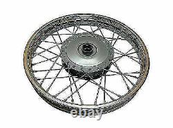 Roues avant et arrière complètes Royal Enfield 19, 40 rayons