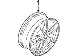 Roues en alliage 19x7-1/2 avant ou arrière 5 branches en V s'adaptent aux BMW X3 2018-2020 2080039