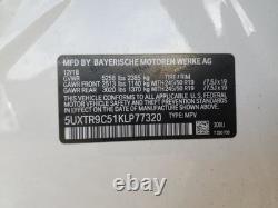 Roues en alliage 19x7-1/2 avant ou arrière 5 branches en V s'adaptent aux BMW X3 2018-2020 2080039