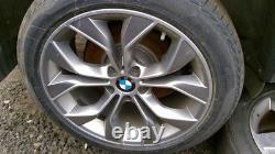 Roues en alliage 19x8-1/2 avant ou arrière 5 branches s'adaptent aux BMW X4 15-18 643695