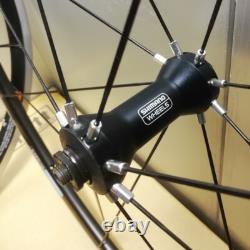 Shimano WH-R540 16-Paires 700C Rayons Noirs Roue de Route Aluminium Avant Arrière Paire JP