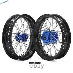 Supermoto 122.15 Roues à rayons avant et arrière Jantes Moyeux Ensemble pour Sur Ron Light Bee X