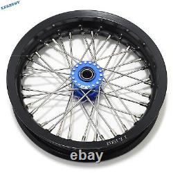 Supermoto 122.15 Roues à rayons avant et arrière Jantes Moyeux Ensemble pour Sur Ron Light Bee X