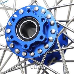 Supermoto 122.15 Roues à rayons avant et arrière Jantes Moyeux Ensemble pour Sur Ron Light Bee X