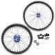 Tarazon 21/19 Roues Avant Et Arri&egrave;re &agrave; Rayons, Jantes Avec Moyeux Bleus Pour Beta Explorer Apollo