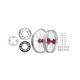 Tusk 1934950069 Kit Complet De Roues Avant/arri&egrave;re Impact 1,60 X 21 / 2,15 X 19