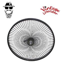 Vélo Lowrider Vintage 24 Pouces Avant Ou Coaster Dayton 144 Rayons 14g 3/8 Essieu Noir