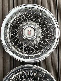 Vintage Chevy Hubcaps Couverture De Roue Spoke Monte Carlo 14 Set 4 Oem