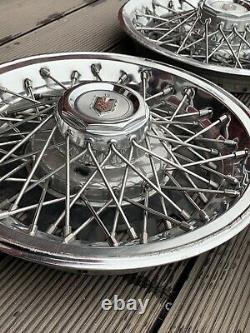 Vintage Chevy Hubcaps Couverture De Roue Spoke Monte Carlo 14 Set 4 Oem