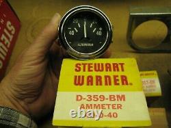 Vintage Stewart Warner Gauge Lot Fuel. H2o, Oil Temp, Oil Pres, Amp + Plus