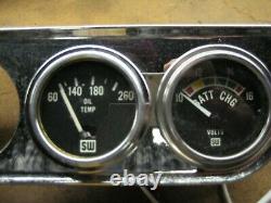 Vintage Stewart Warner Gauge Lot Fuel. H2o, Oil Temp, Oil Pres, Amp + Plus