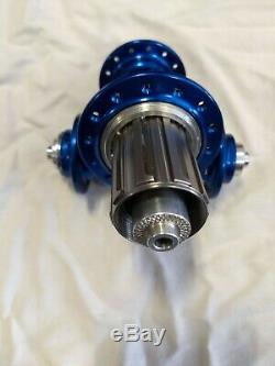 White Industries T11 Hubset, 28h Arrière, 24h Avant, Bleu, Sh-10/11