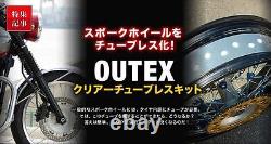 Yamaha Tx650 Spoke Roue Tubeless Kit Avant 18 19×1.85 Arrière 18 19×2.15 Outex